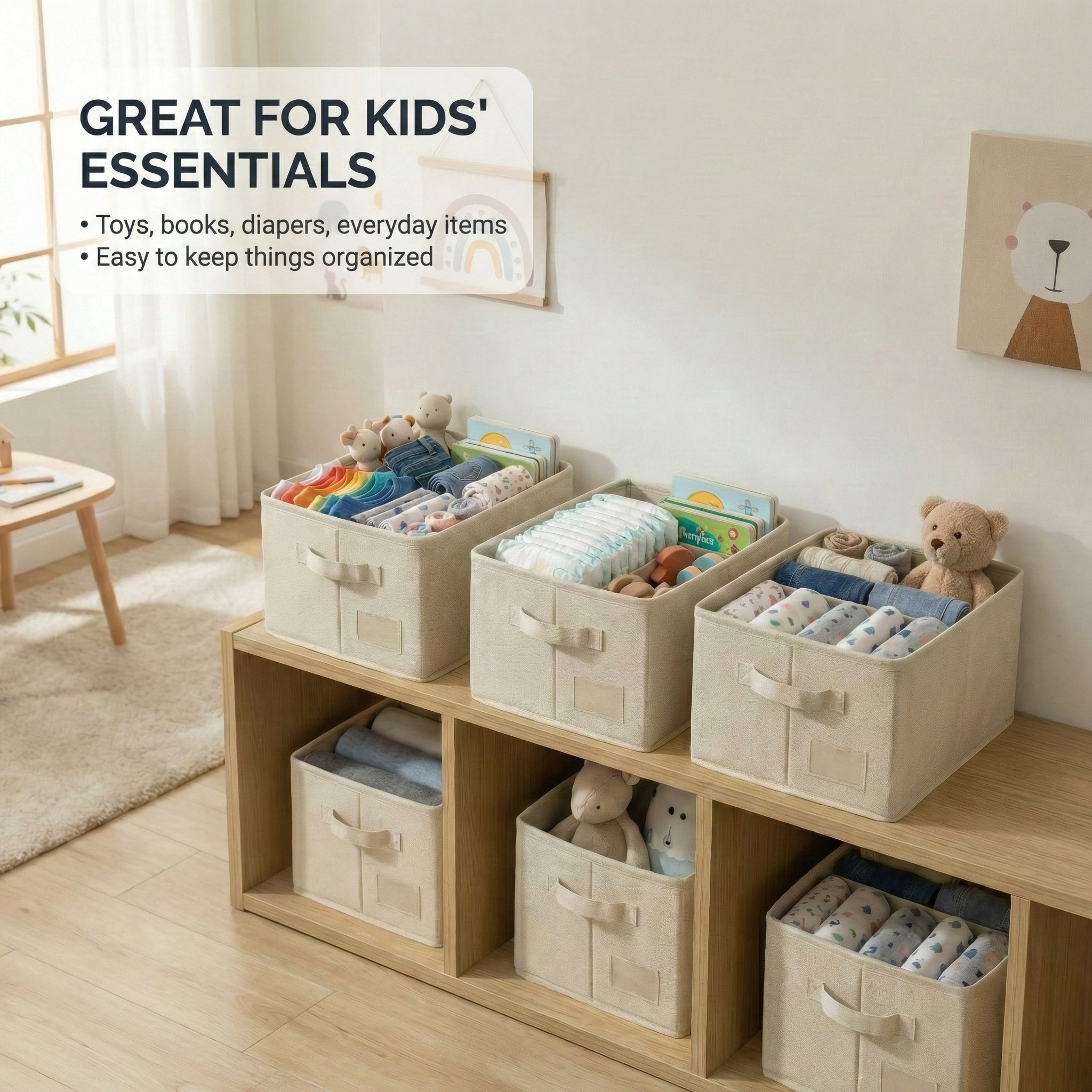 Foldable Multi-Purpose Clothes Organizer (Steel Frame)