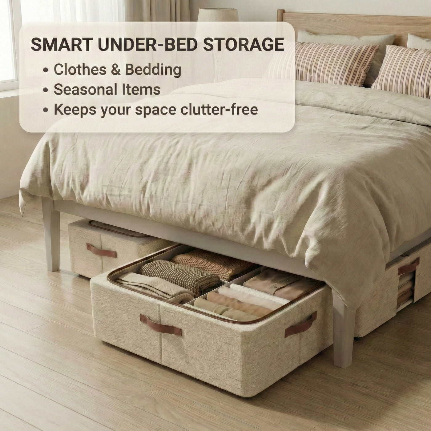 Bed Under Storage Foldable Organizer