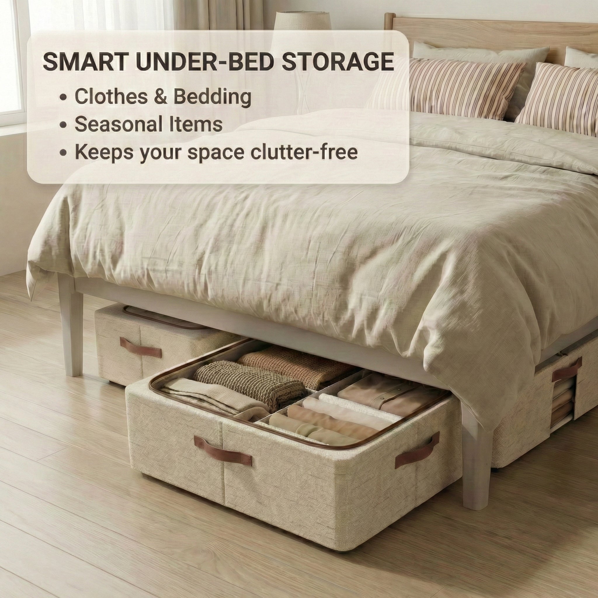 Bed Under Storage Foldable Organizer