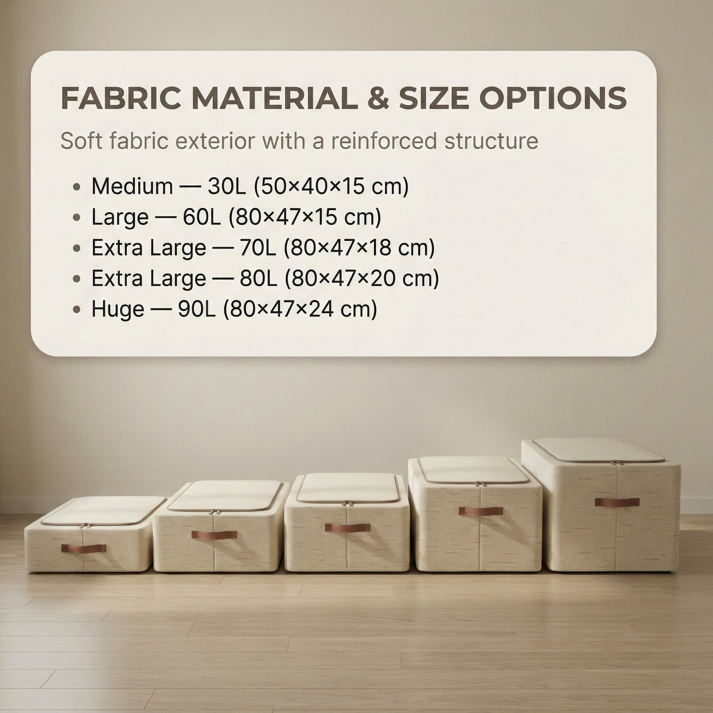 Bed Under Storage Foldable Organizer