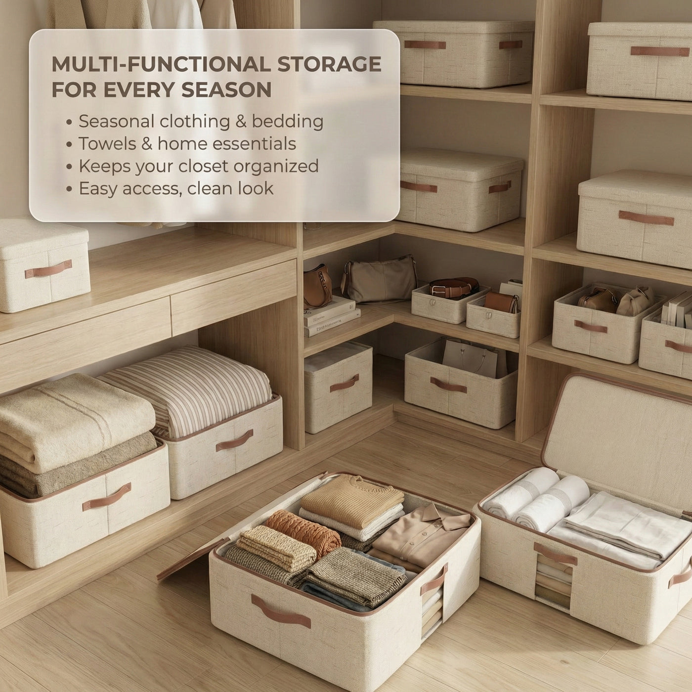 Bed Under Storage Foldable Organizer